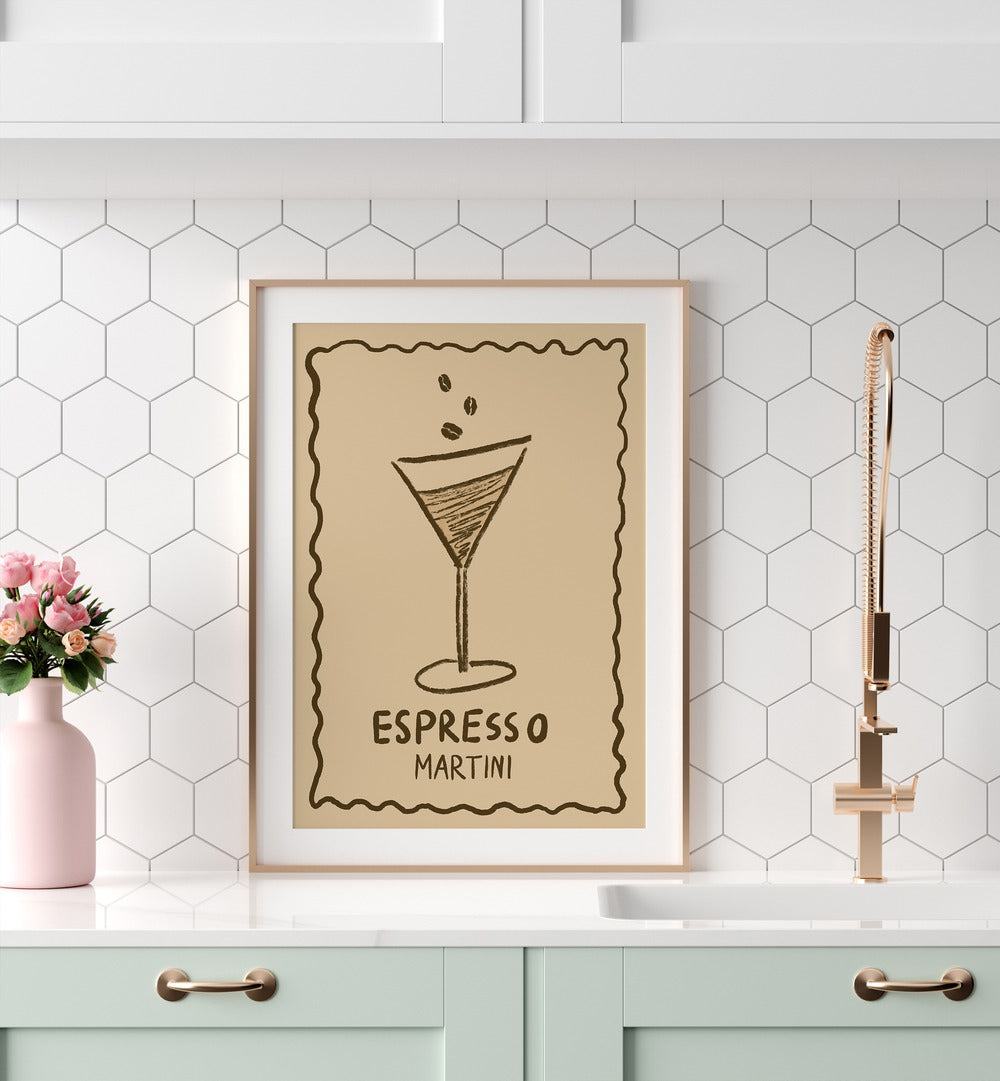 EXPRESSO MARTINI BY STUDIO DOLCI , , KITCHEN ART PRINTS