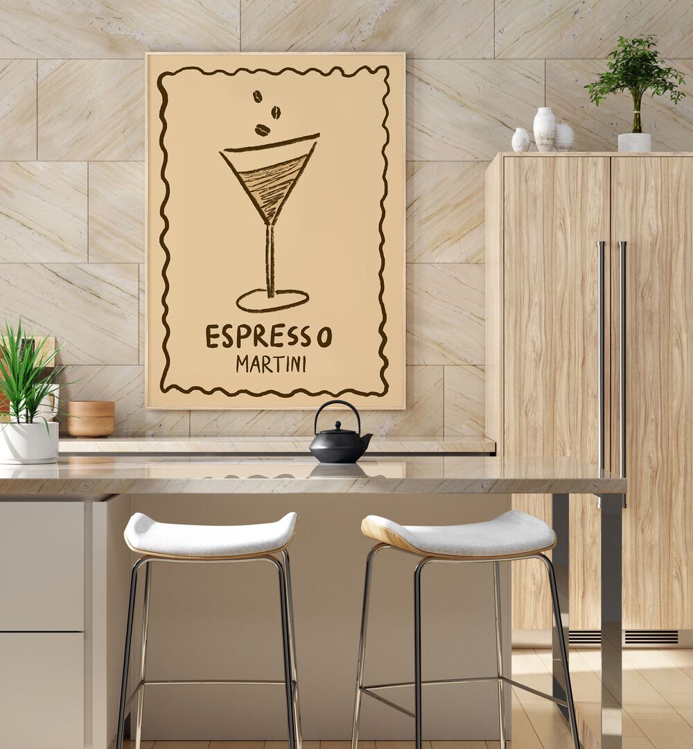 EXPRESSO MARTINI BY STUDIO DOLCI , , KITCHEN ART PRINTS