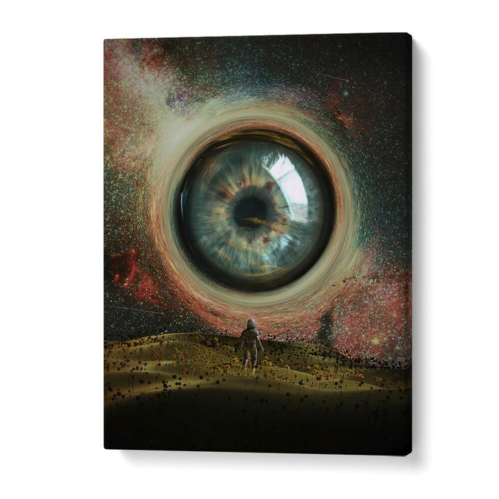 Eye By Francis Minoza Astronaut & Nasa Paintings, Space Art Prints Artwork in Gallery Wrap
