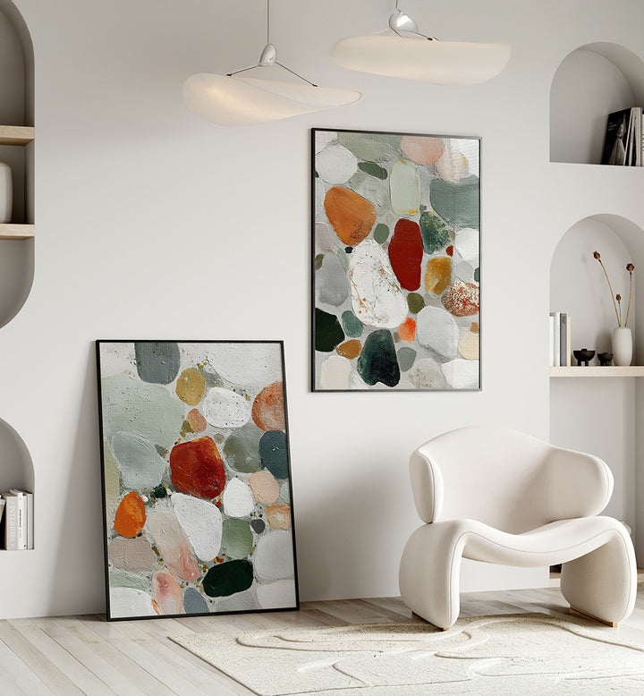 EARTHFORMS , SET OF 2 PAINTINGS