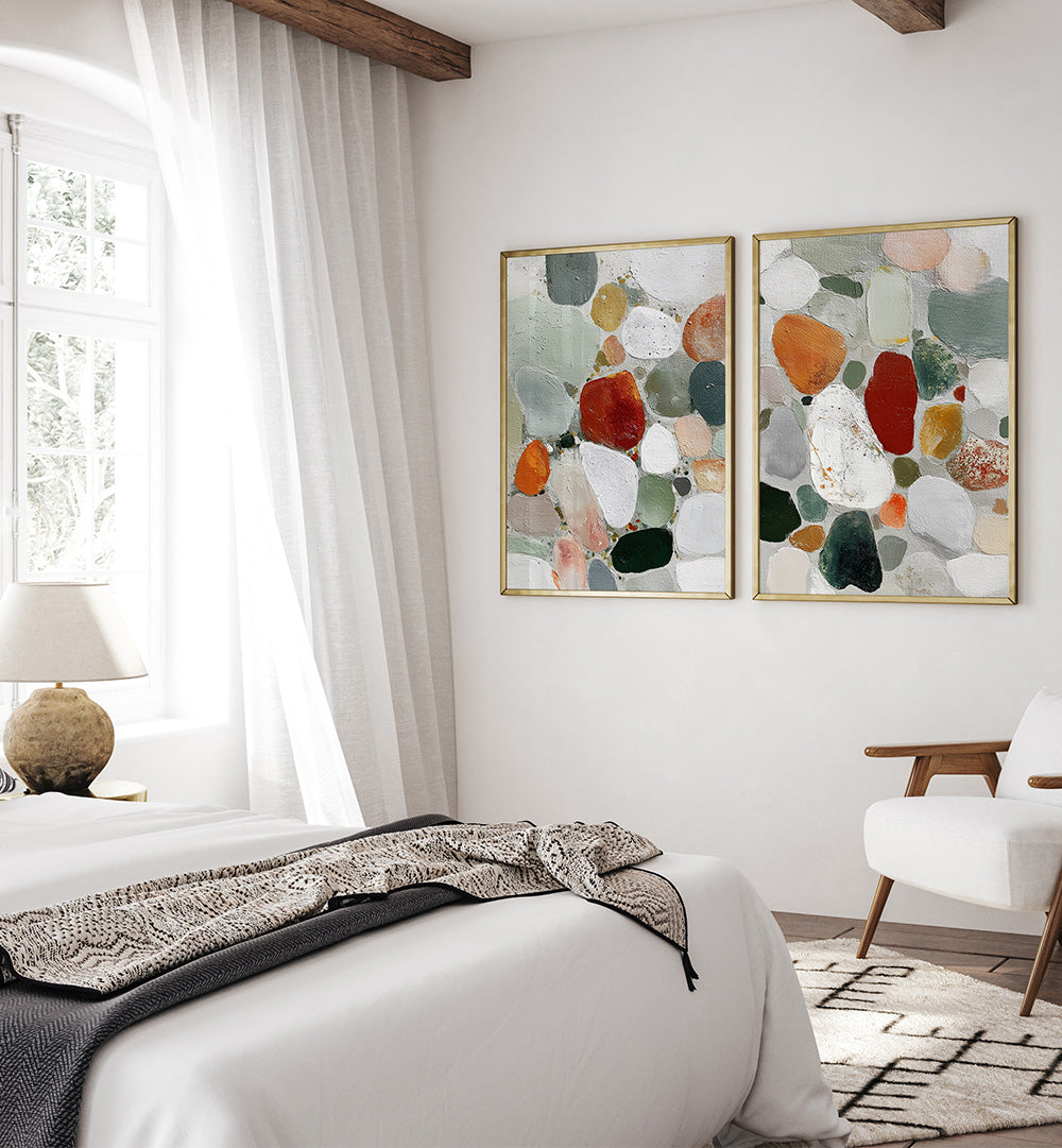 EARTHFORMS , SET OF 2 PAINTINGS