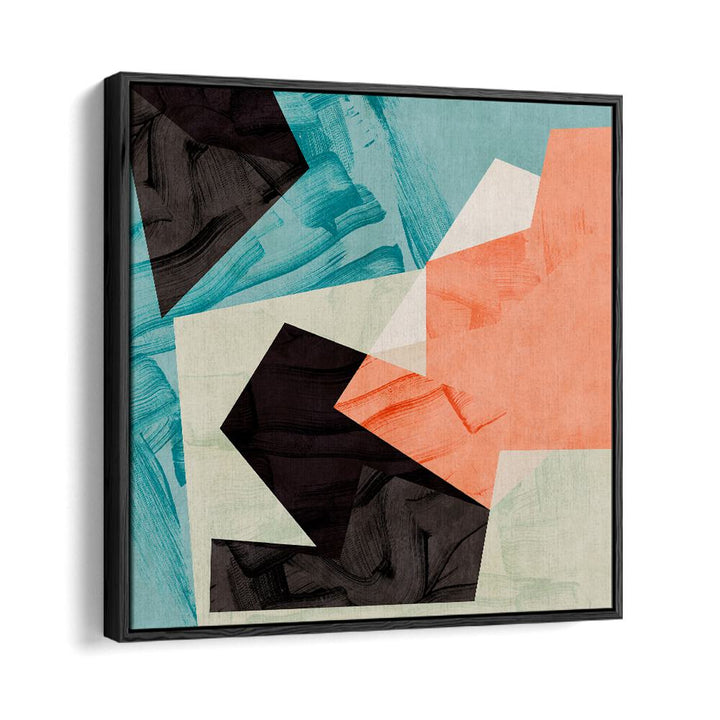 Ecken IV By Ana Rut Bre Abstract Art Abstract Paintings in Black Floater Frame