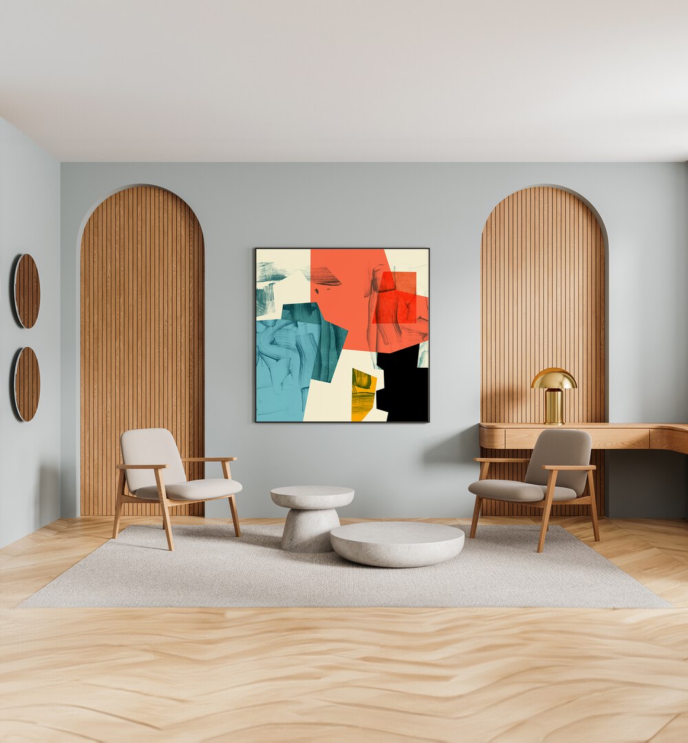 Transform your space with ECKEN KOPIE II, ABSTRACT PAINTINGS by Ana Rut Bre, a captivating modern art masterpiece.