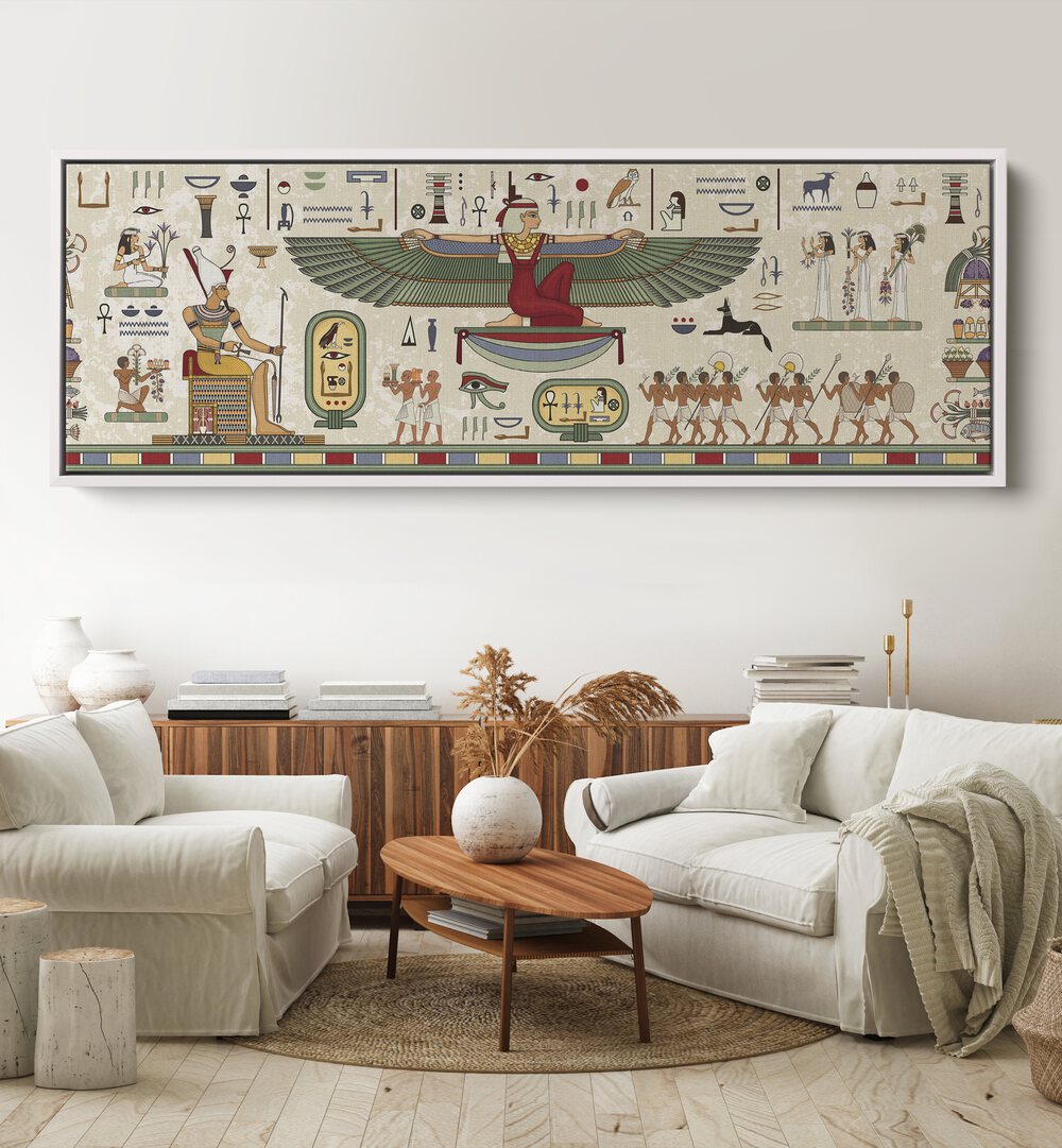 gallerywall painting - EGYPTIAN LIFE STYLE SET GALLERY WALL by Asianmonk