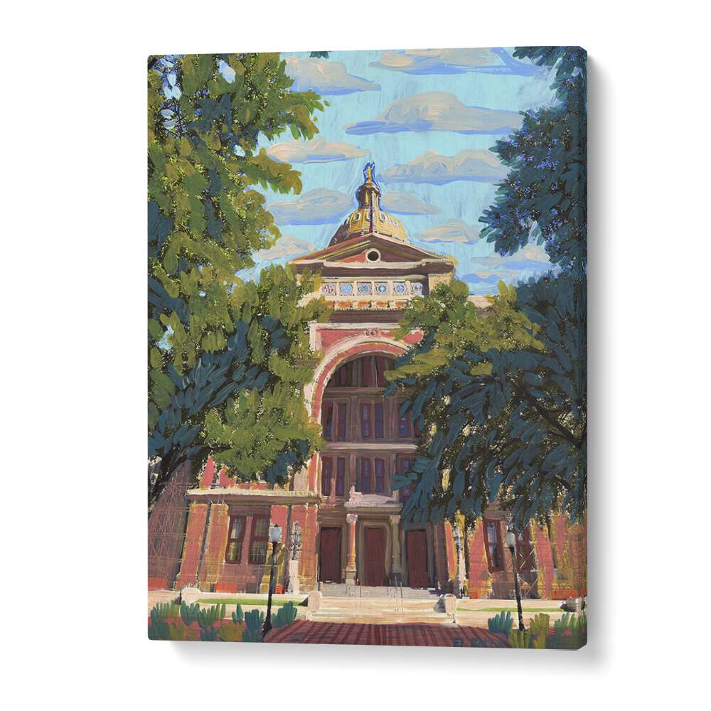 Eleanor Baker painting - TEXAS STATE CAPITOL by Asianmonk