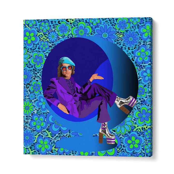 Elton By Lynnda Rakos Pop Art Paintings Pop Art Prints in Gallery Wrap