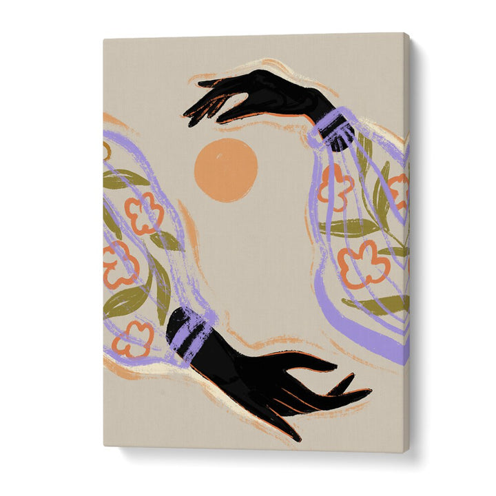 Embrace The Sun By Arty Guava Wall Art Prints in Gallery Wrap