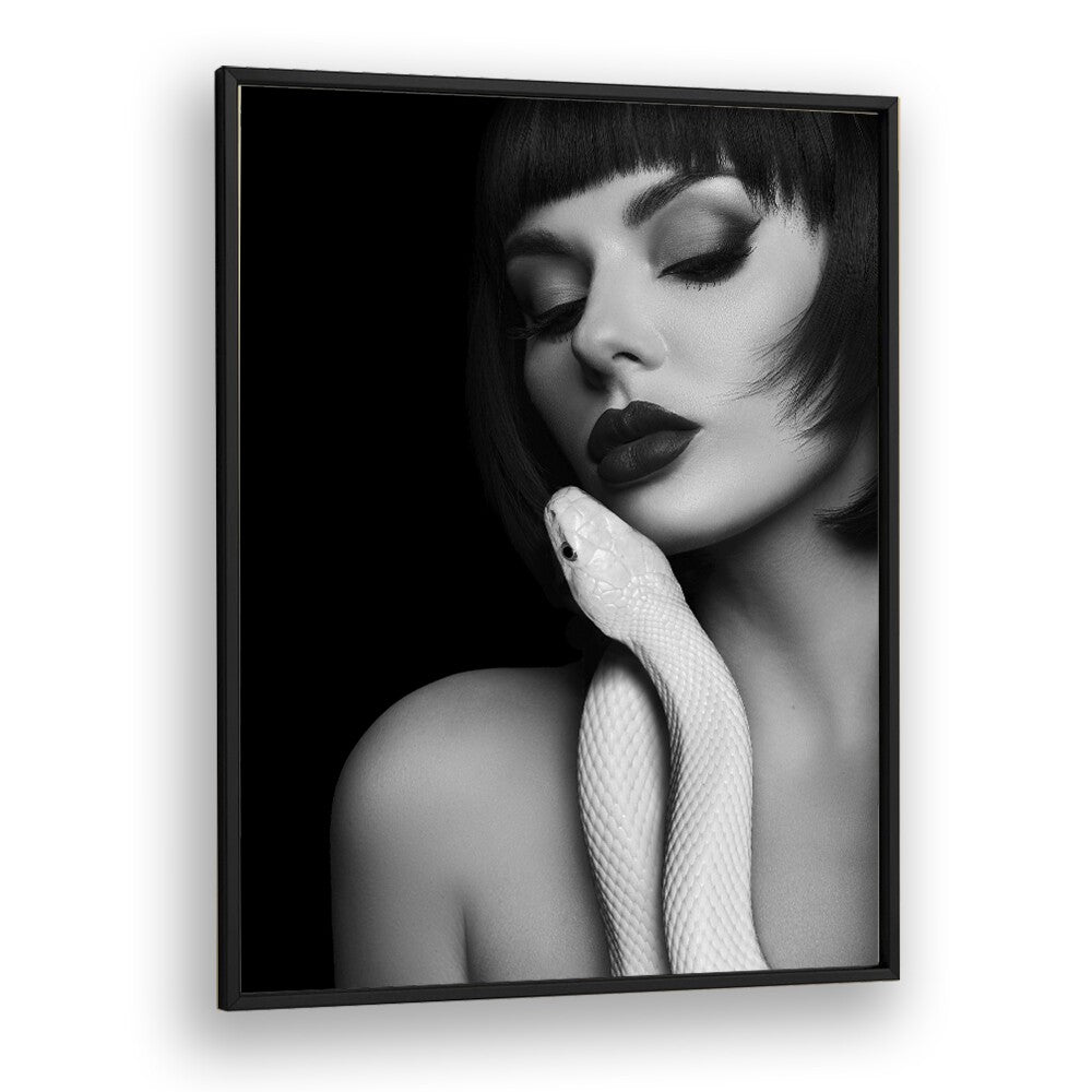 Embraces Lady by David Drake Fine Art Photography Fashion Photography in Black Plain Frame