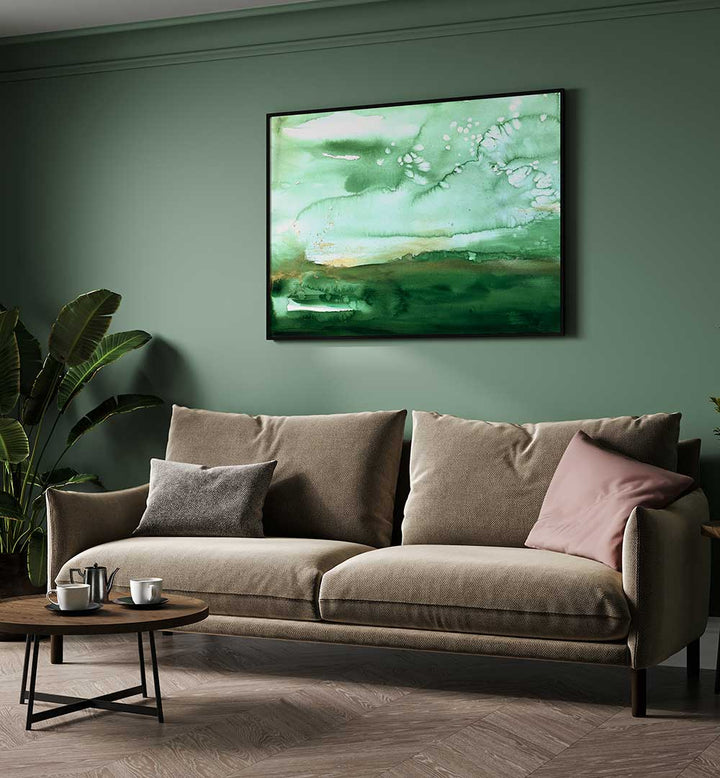 EMERALD LANDSCAPE , ABSTRACT PAINTINGS