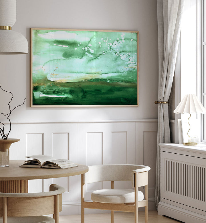 EMERALD LANDSCAPE , ABSTRACT PAINTINGS