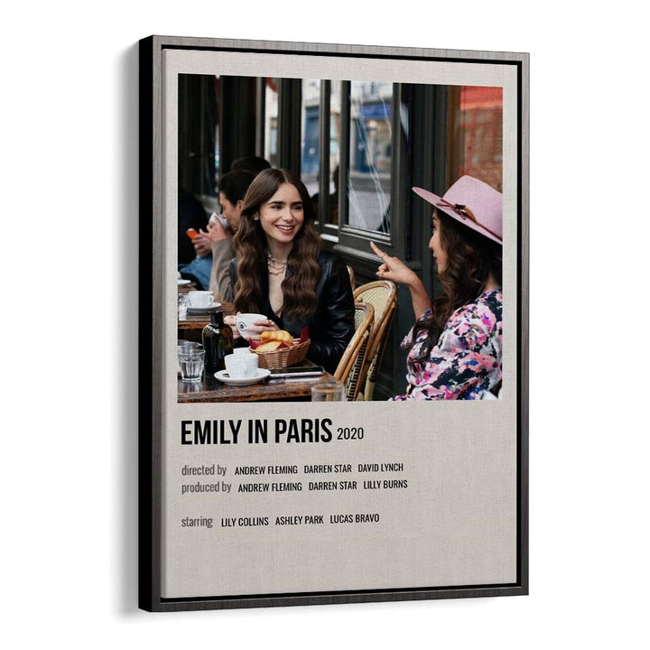 Emily In Paris 2020 i Movie Posters in Black Floater Frame