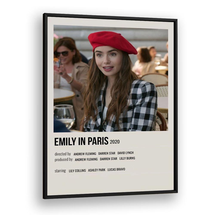 Emily In Paris 2020 ii Movie Posters in Black Plain Frame