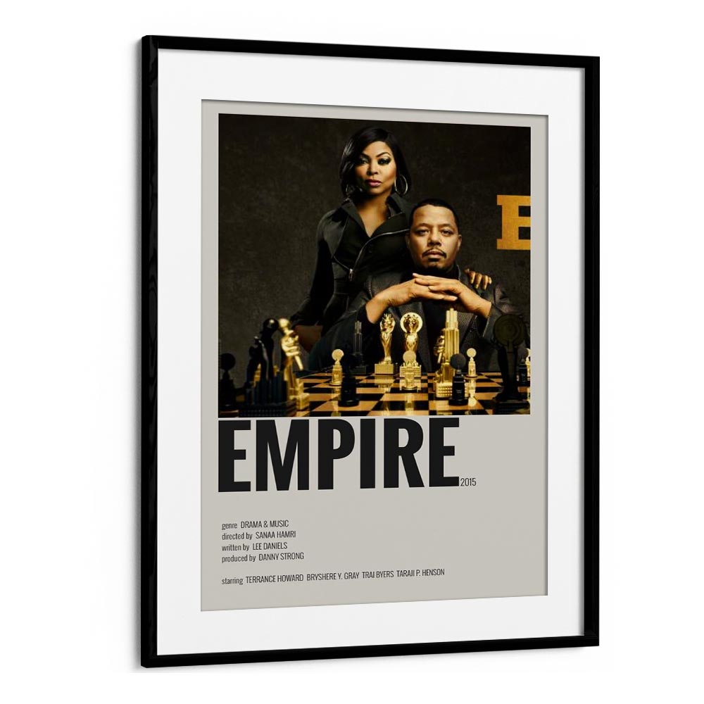 Empire 2015 I Movie Posters in Black Frame With Mount