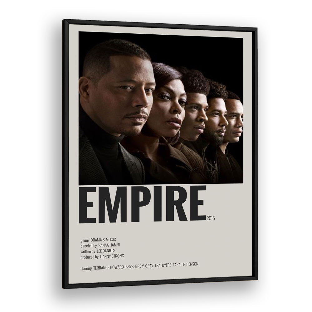 Empire 2015 II Movie Posters in Black Plain Frame