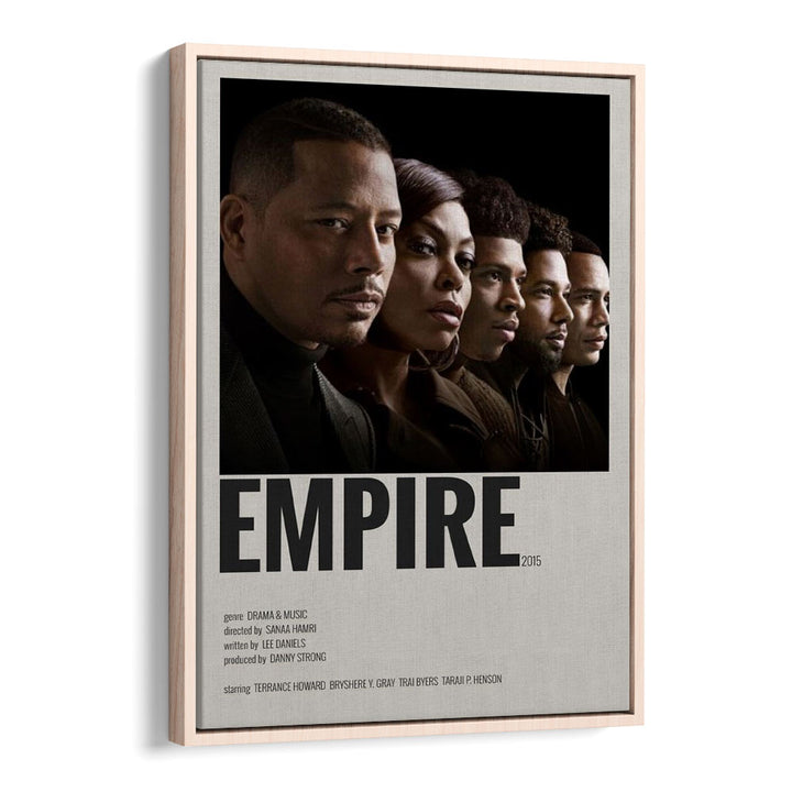 Empire 2015 II Movie Posters in Oak Wood Floater Frame