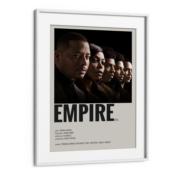 Empire 2015 II Movie Posters in White Frame With Mount