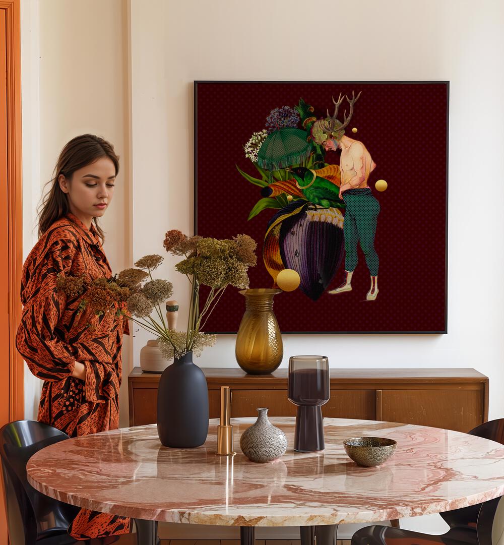 Discover the magic of ENCHANTED FOREST VI, PORTRAITS, blending nature's beauty with exquisite artistry in home decor.