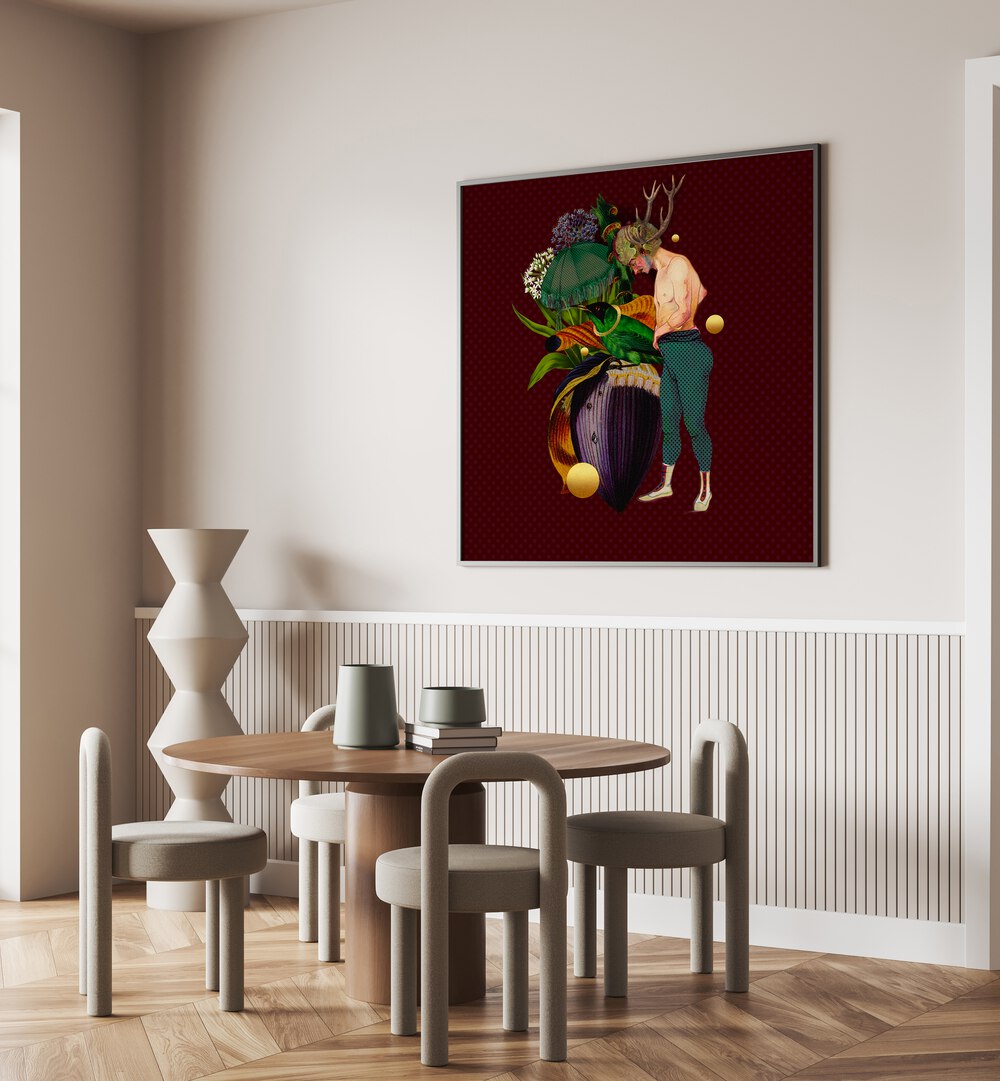Vibrant depiction of nature and whimsy in ENCHANTED FOREST VI, PORTRAITS, perfect for adding magic to your space.