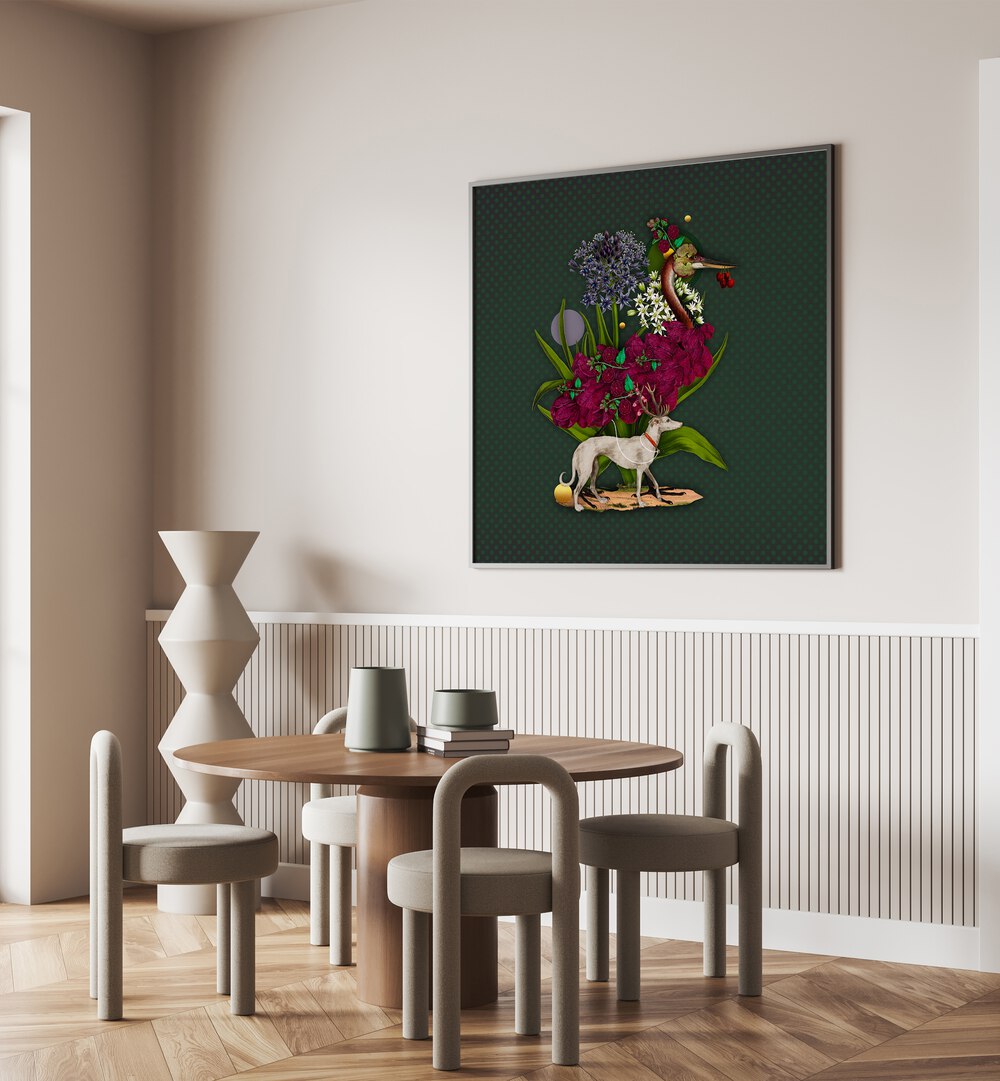 ENCHANTED FOREST VII, ANIMAL PAINTINGS brings woodland beauty to your home decor with vibrant colors and enchanting designs.