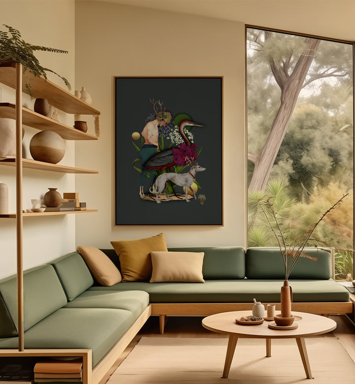 Transform your space with ENCHANTED FOREST III, SURREAL ART PRINTS, showcasing a mystical woodland scene.