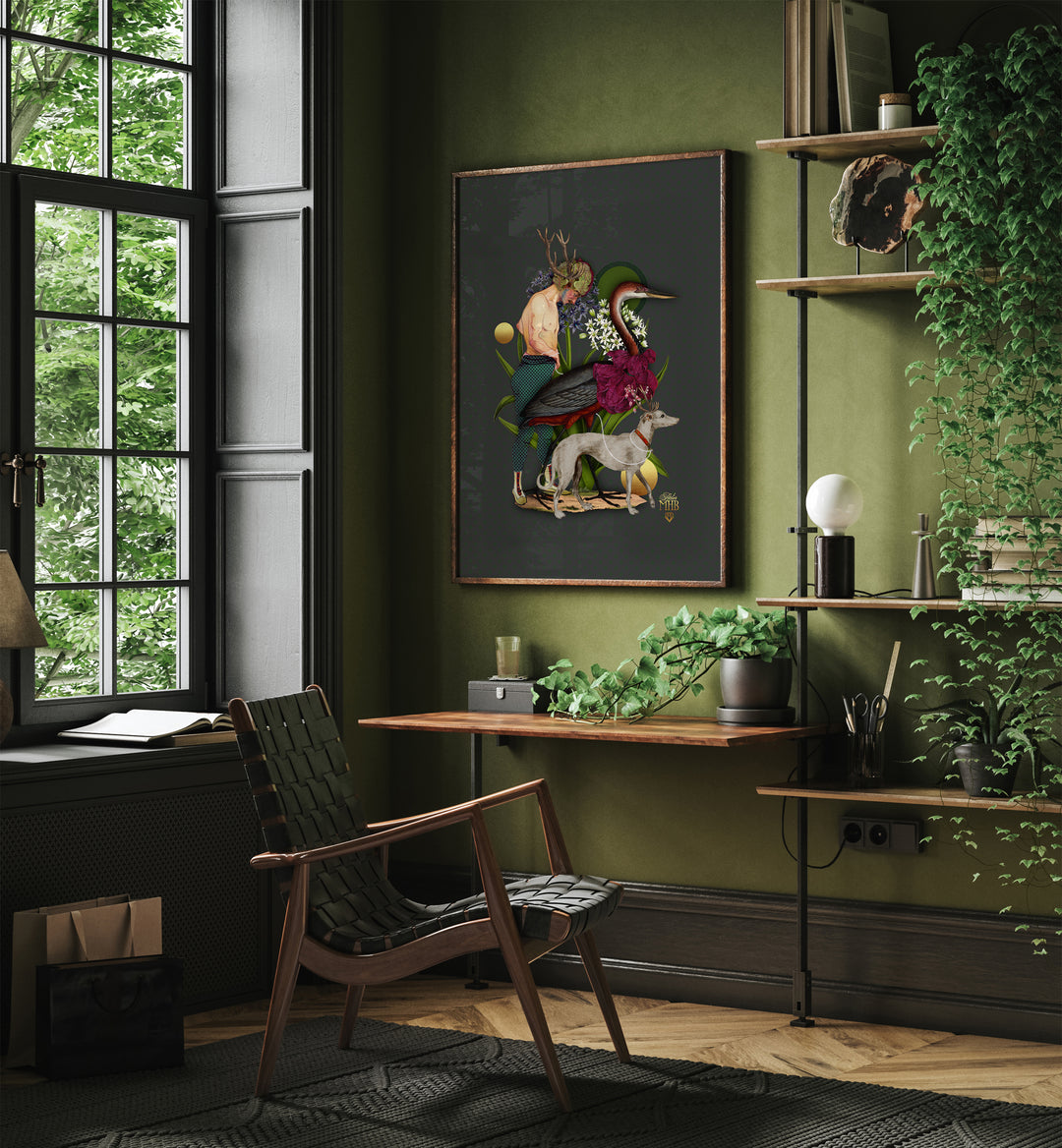 Brighten your space with ENCHANTED FOREST III, SURREAL ART PRINTS, capturing the essence of a mystical woodland.