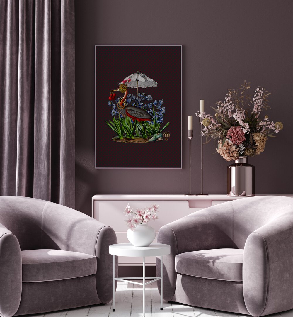 Whimsical ENCHANTED FOREST I, ANIMAL PAINTINGS artwork adds magic to any space with vibrant colors and nature themes.
