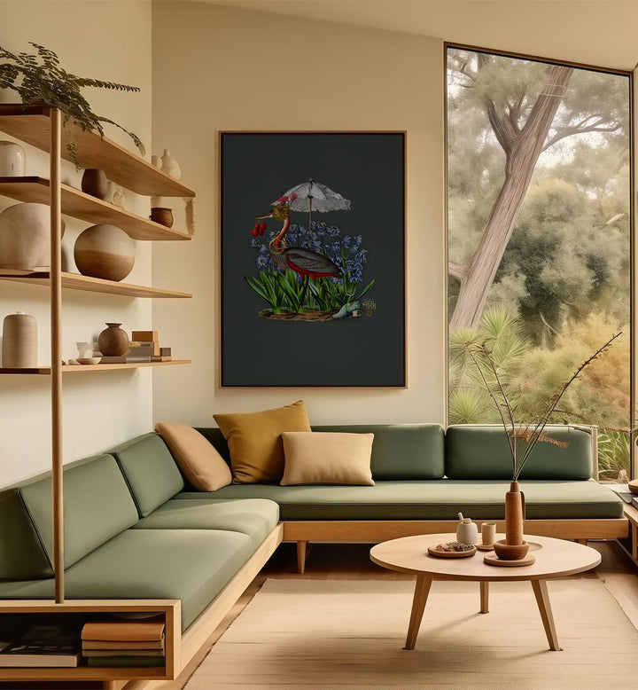 Explore the beauty of nature with ENCHANTED FOREST II, ANIMAL PAINTINGS, perfect for your serene living space.