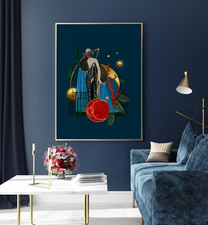 Transform your space with QUEEN OF THE UNDERWATER GARDENS, SURREAL ART PRINTS, showcasing enchanting aquatic beauty.