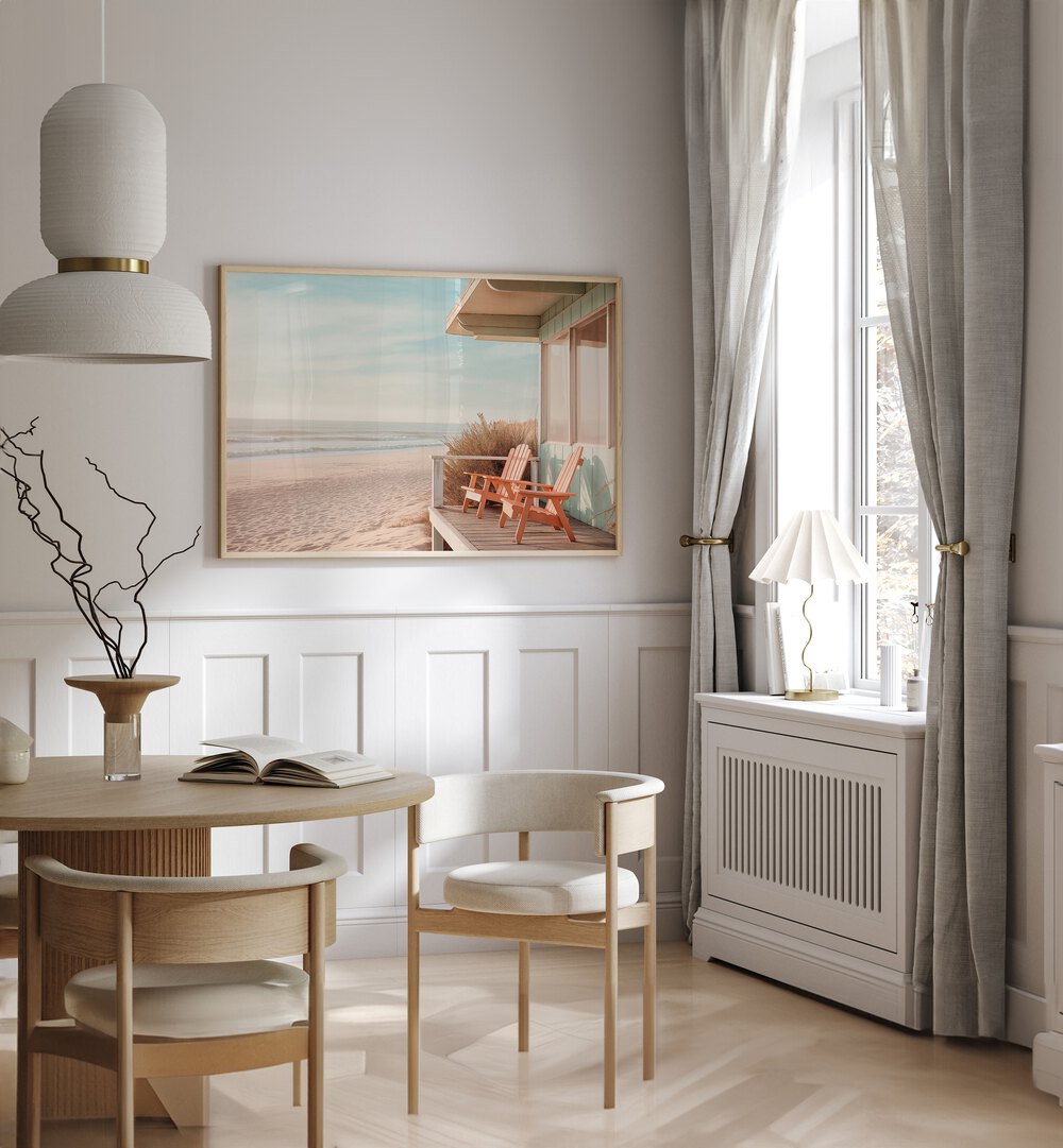 END OF SUMMER DAY  , BEACH PAINTINGS