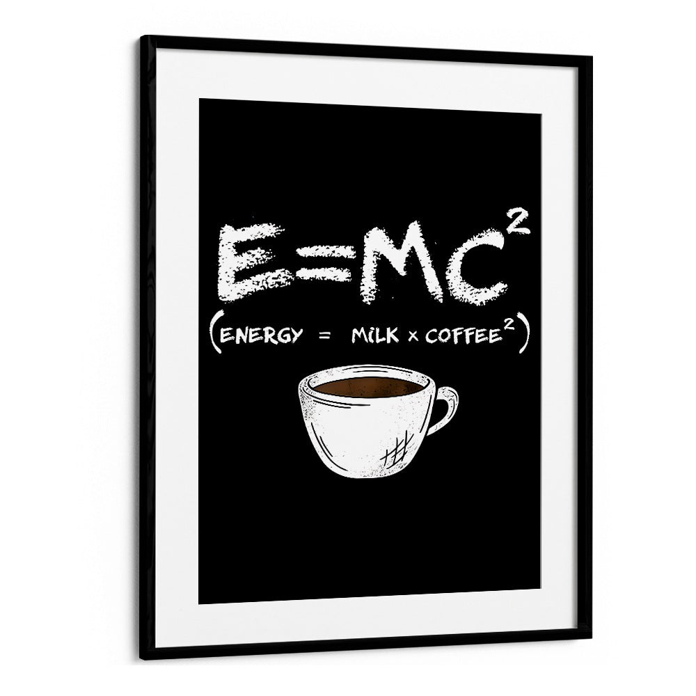 Stylish ENERGY, QUOTES typography poster featuring a coffee cup, perfect for home or office inspiration.