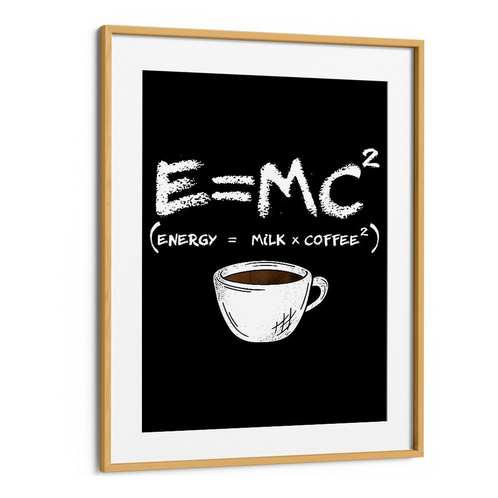 Stylish ENERGY, QUOTES & TYPOGRAPHY POSTERS in oak frame, perfect for inspiring your home or office space.
