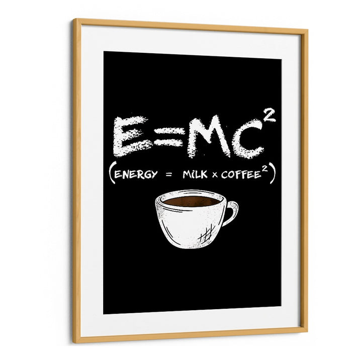 Stylish ENERGY, QUOTES & TYPOGRAPHY POSTERS in oak frame, perfect for inspiring your home or office space.