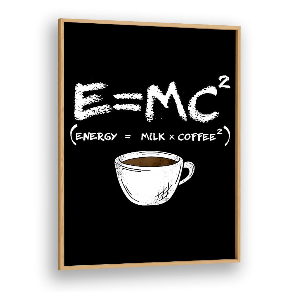 Stylish ENERGY, QUOTES & TYPOGRAPHY POSTERS in a wooden frame, perfect for inspiring your home or office decor.