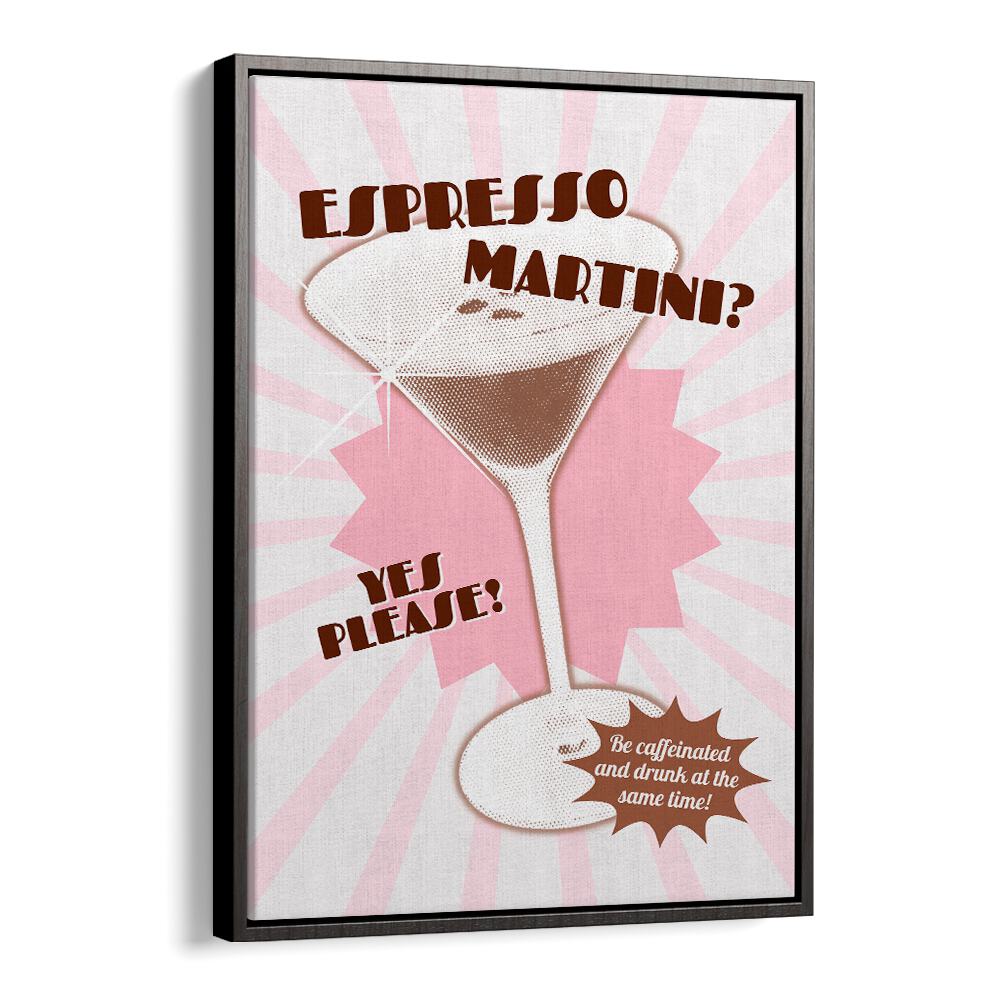 Espresso Martini by Athene Fritsch Cafe Art Prints Cafe Posters in Black Floater Frame