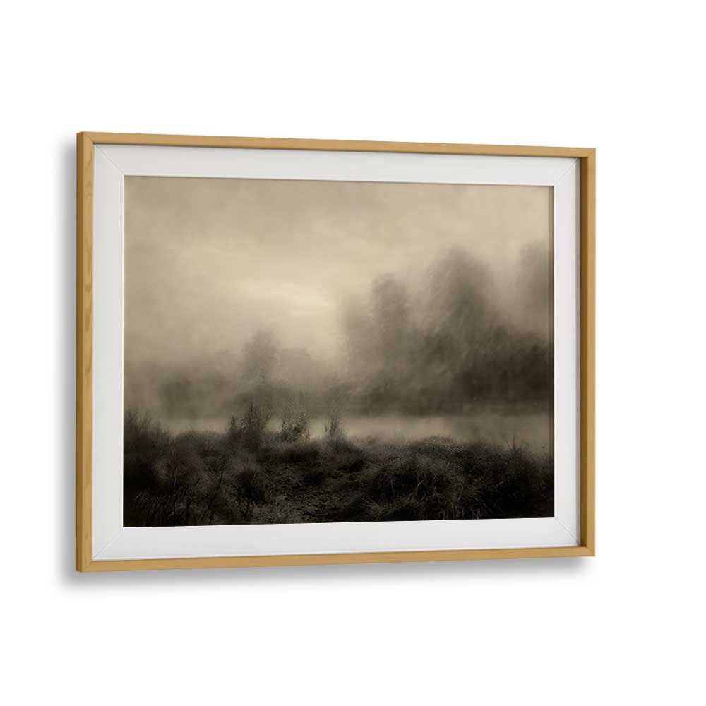 Eternal Shadows A Gothic Reverie Gothic Art Prints in Oak Wood Frame With Mount