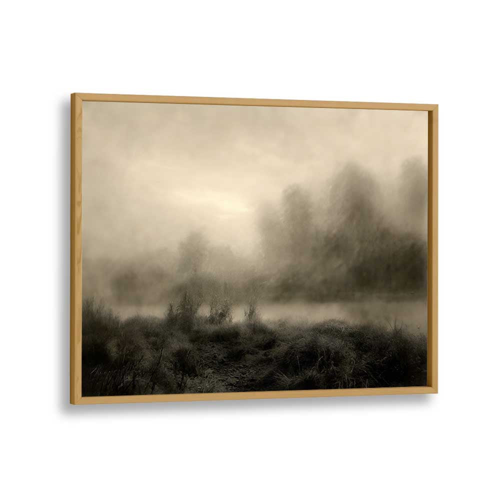 Eternal Shadows A Gothic Reverie Gothic Art Prints in Oak Wood Plain Frame