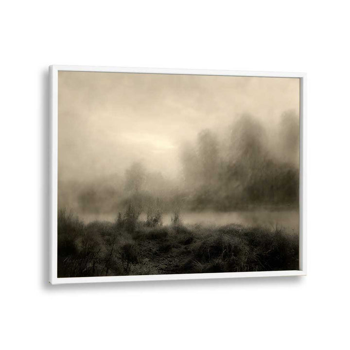 Eternal Shadows A Gothic Reverie Gothic Art Prints in White Plain Frame