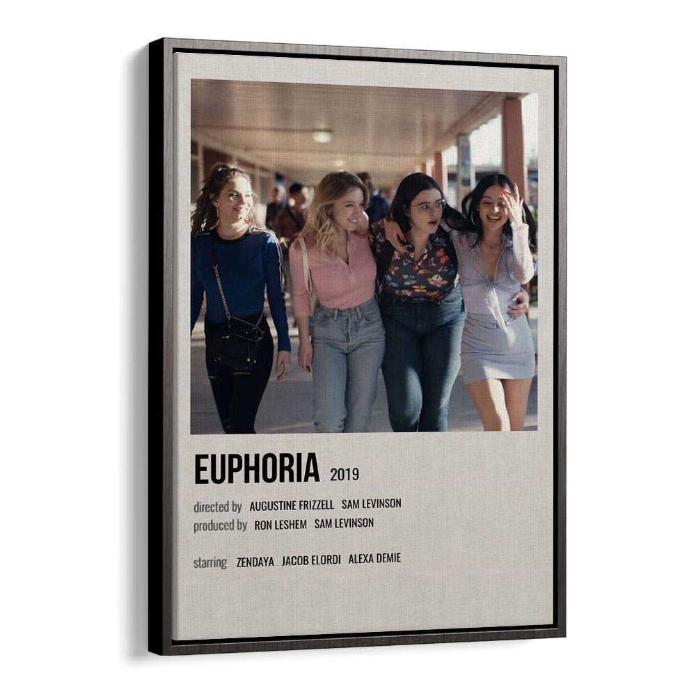 Euphoria 2019 I Movie Posters in Black Floater Frame