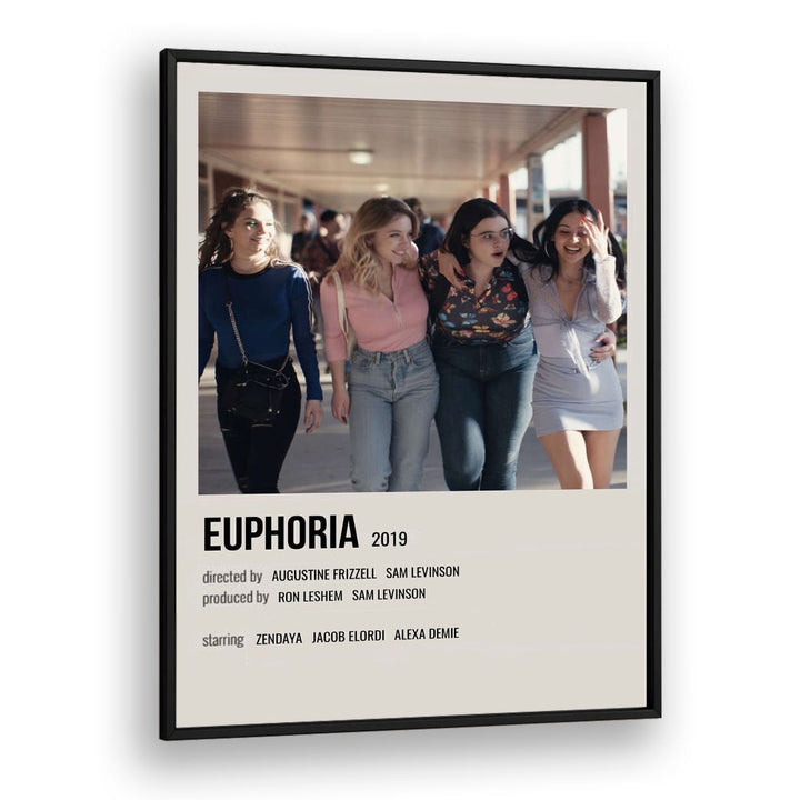 Euphoria 2019 I Movie Posters in Black Plain Frame