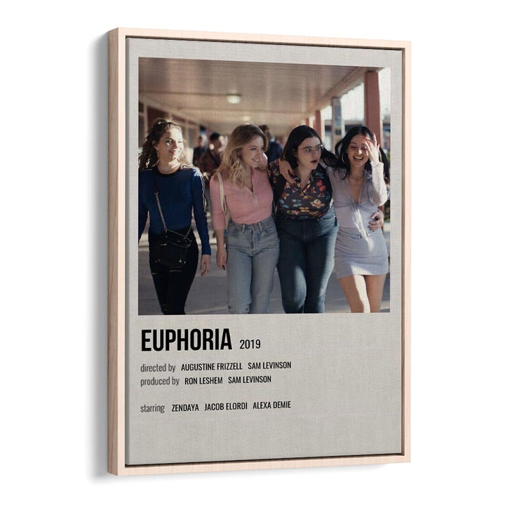 Euphoria 2019 I Movie Posters in Oak Wood Floater Frame