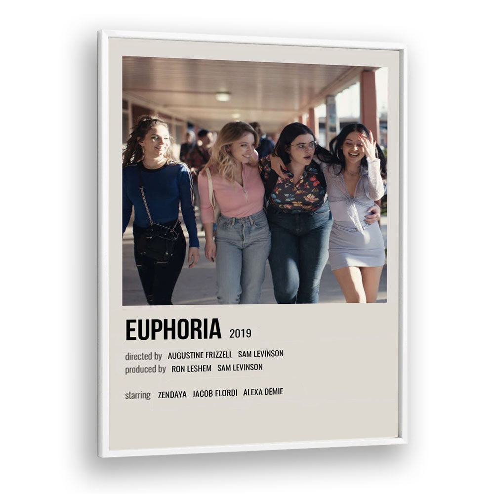 Euphoria 2019 I Movie Posters in White Plain Frame