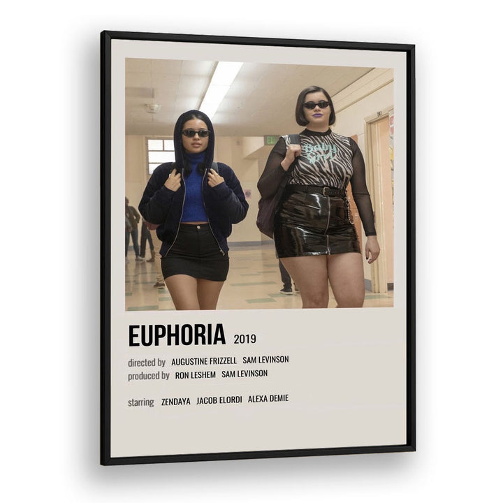 Euphoria 2019 II Movie Posters in Black Plain Frame