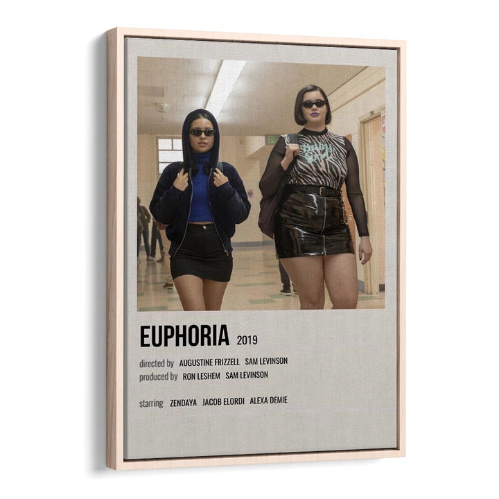 Euphoria 2019 II Movie Posters in Oak Wood Floater Frame