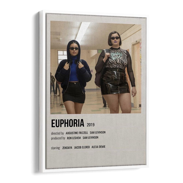 Euphoria 2019 II Movie Posters in White Floater Frame