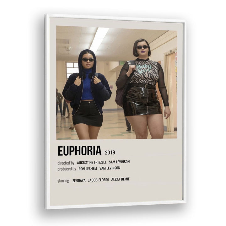 Euphoria 2019 II Movie Posters in White Plain Frame