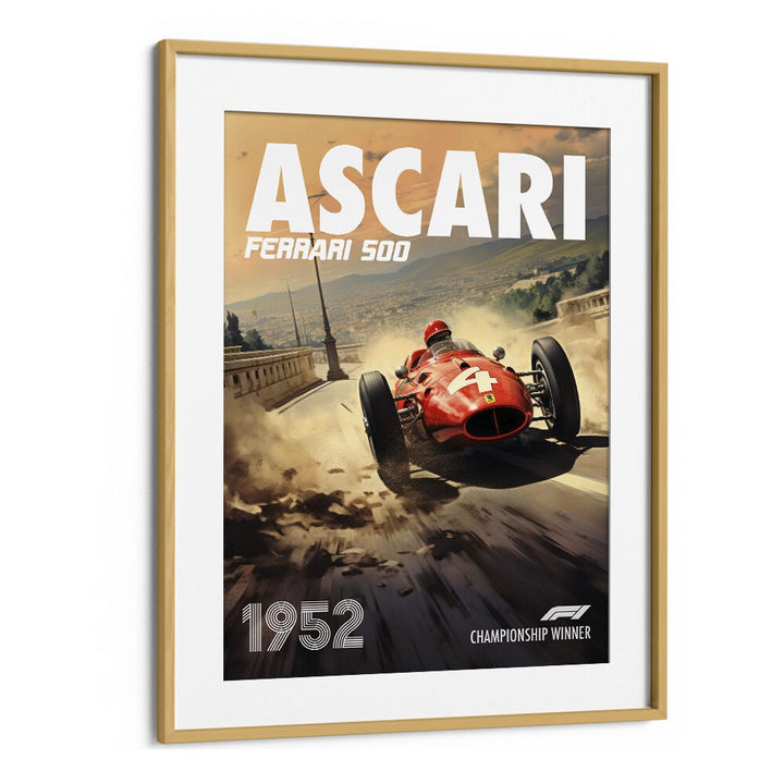 AUTOMOTIVE painting - F1 - ASCARI - FERRARI 500 by Asianmonk