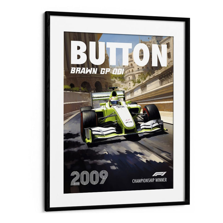 AUTOMOTIVE painting - F1 - BUTTON - BRAWN GP 001 by Asianmonk