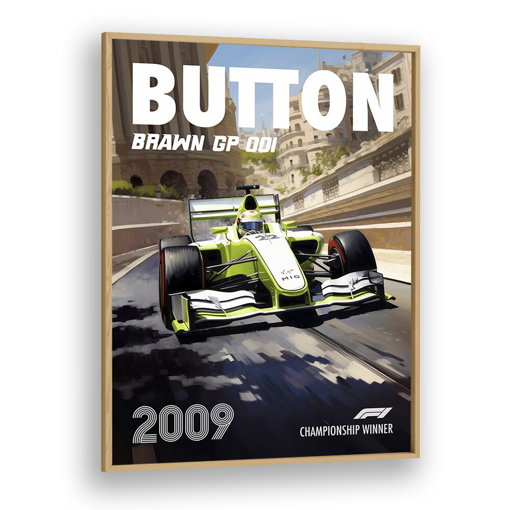 AUTOMOTIVE painting - F1 - BUTTON - BRAWN GP 001 by Asianmonk