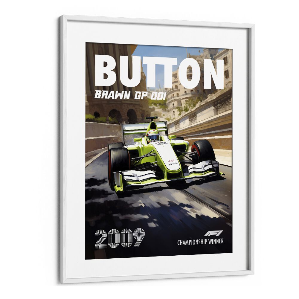 AUTOMOTIVE painting - F1 - BUTTON - BRAWN GP 001 by Asianmonk