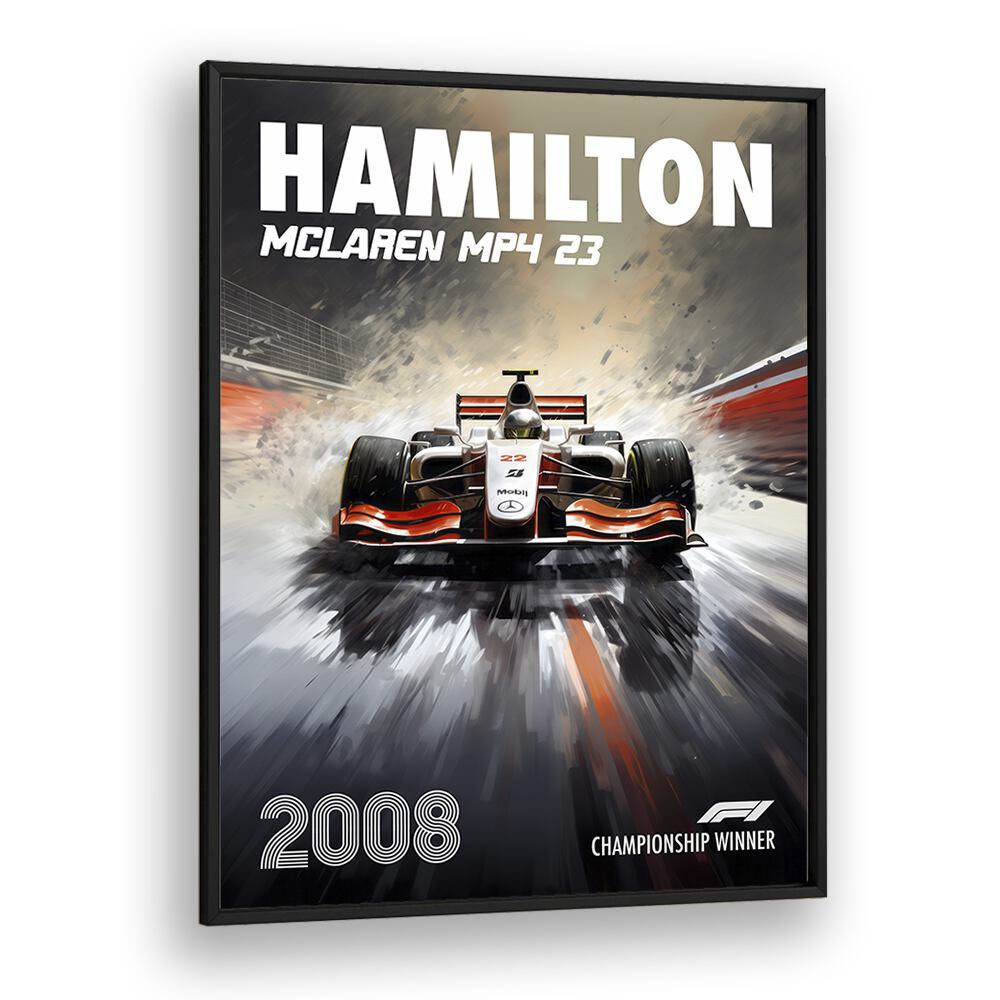 AUTOMOTIVE painting - F1 - HAMILTON - MCLAREN MP4 23 by Asianmonk